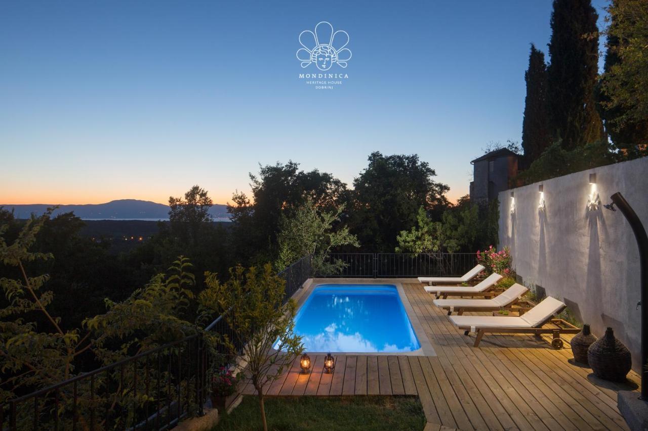Mondinica Heritage House - Heated Pool Dobrinj Luaran gambar